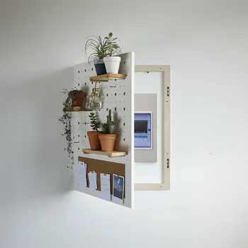 

Meter Decorative Frame Distribution Box Electric Switch Box Cover Hole Plate Wall Decoration Creative Plant Rack