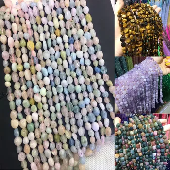 

Natural Stone Beads Small Beads Amorphous stone 8X10mmSection Loose Beads for Jewelry Making Necklace DIY Bracelet