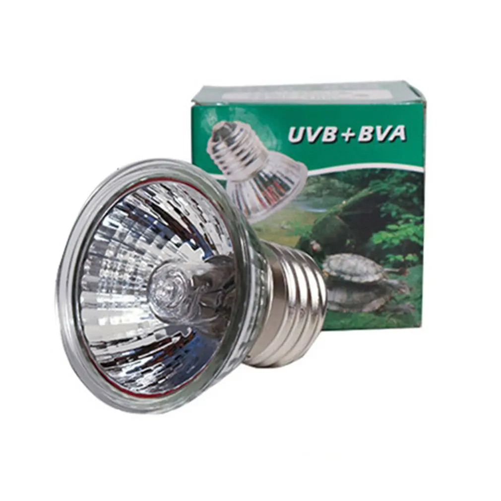 Turtle Back Light Bulb Full Spectrum Sun Light Reptile Amphibians UVB+UVA Dimmable Lizard Heater Pet Products Low Consumption
