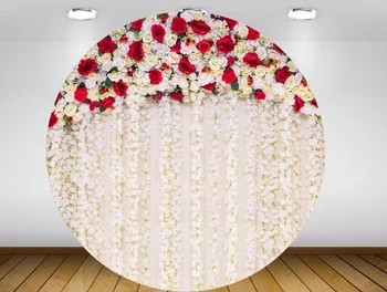 

Wedding floral flower Round panel background circle backdrop bridal shower baby shower birthday party decor candy table YY-221