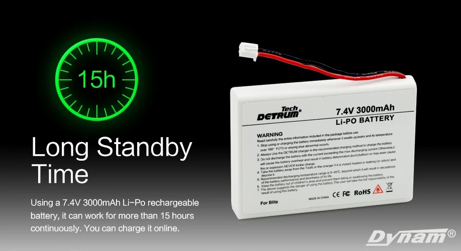 Dynam Detrum Blitz-DT9 9CH умный передатчик с SR86A-G автопилот приемник