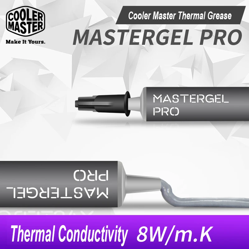 Cooler Master термопаста силиконовый Mastergel Pro 8W/mk 4g для процессора кулер процессор