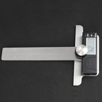 

Woodworking Goniometer Digital Protractor Ruler Measuring Tool Stainless Steel LCD Display Electronic Inclinometer Level