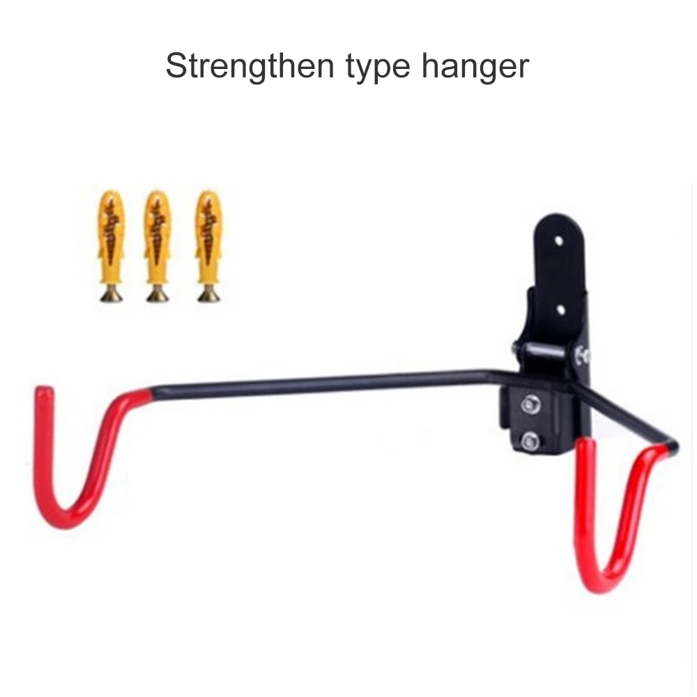 Bicycle Storage Rack Wall Mounted Bike Hanger Hook Solid Steel Bicycle Wall Hanging Hook Heavy Duty Bicycle Racks Fold Down Bi