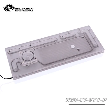 

BYKSKI Acrylic Distro Plate Compatible Thermaltake View 71 Computer Case Support AURA Motherboard,RGV-TT-V71-P