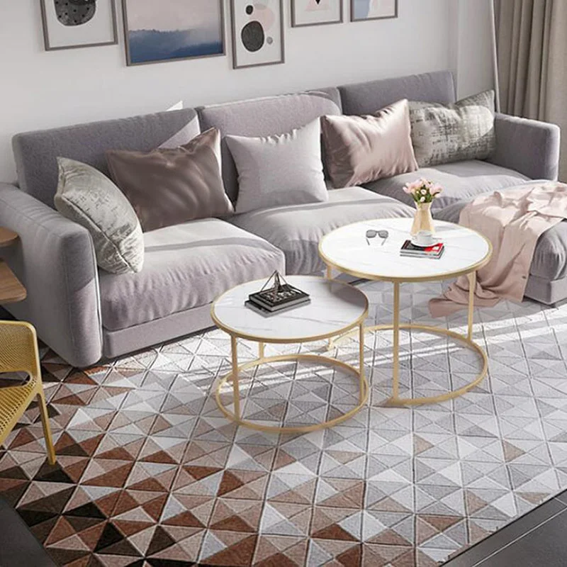 Минималистичный современный 2 в 1 деревянный журнальный столик металлическая