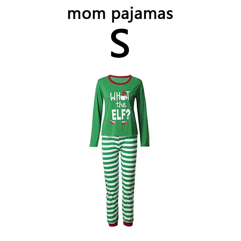 Набор одинаковых пижам для всей семьи, рождественские наряды Санта для папы, мамы, дочери и сына, для малышей Одежда для детей, мужчин и женщин Пижама для мальчиков и девочек - Цвет: women size S