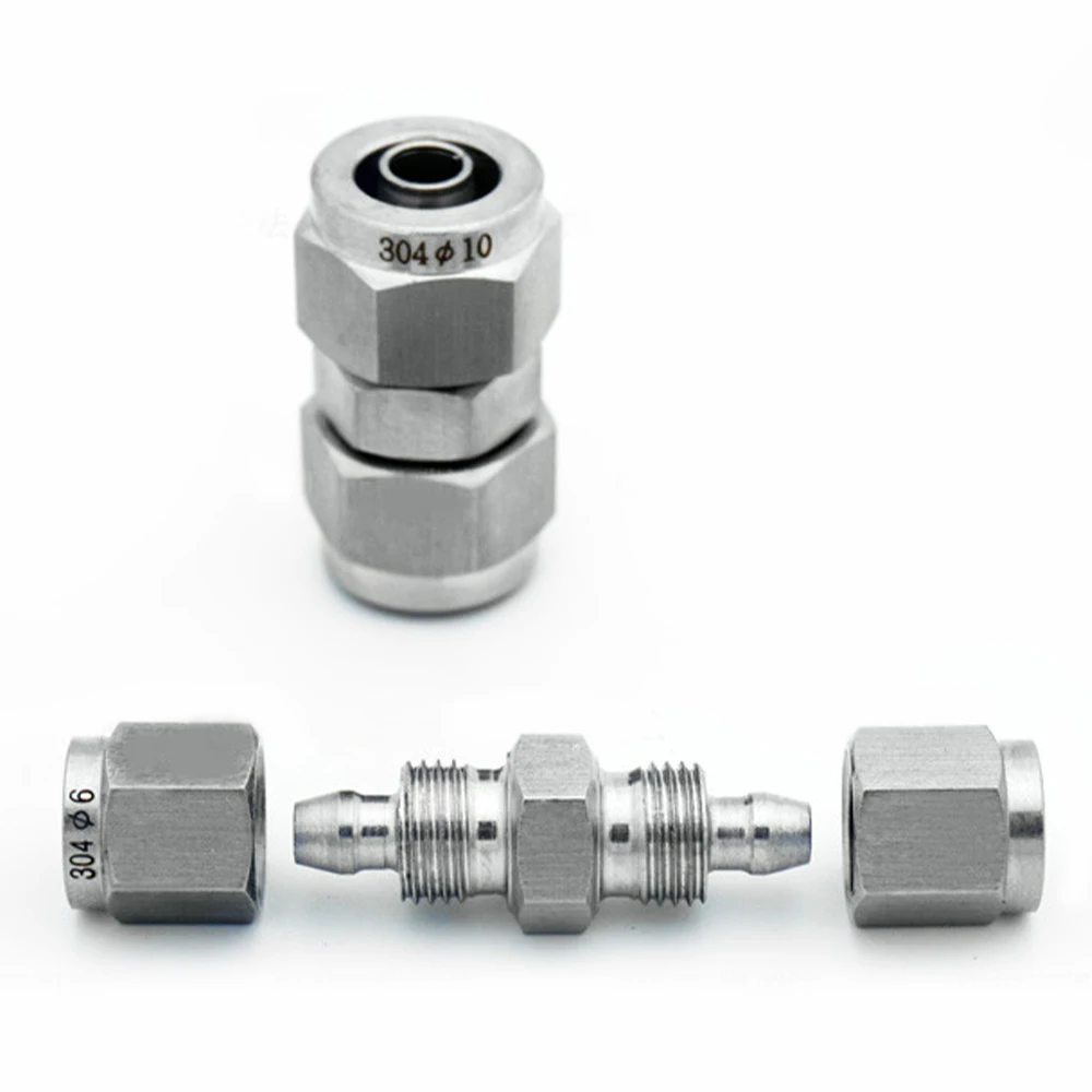 Giunto Di Serraggio Rapido Pu4 6 8 10 12 Diritto Attraverso Il Giunto Di Riduzione Tubo Flessibile Del Giunto Di Tubo Del Giunto Pneumatico Dell'Accia