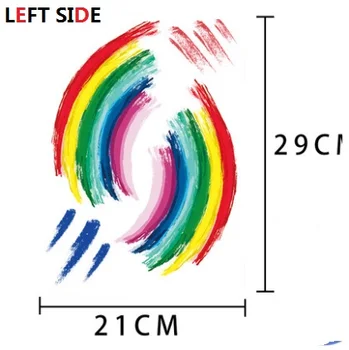 

LEFT SIDE Creative Personality Graffiti Car Sticker Cover Body Pull Flower Modified Decorative Scratched Sunscreen Car Stickers