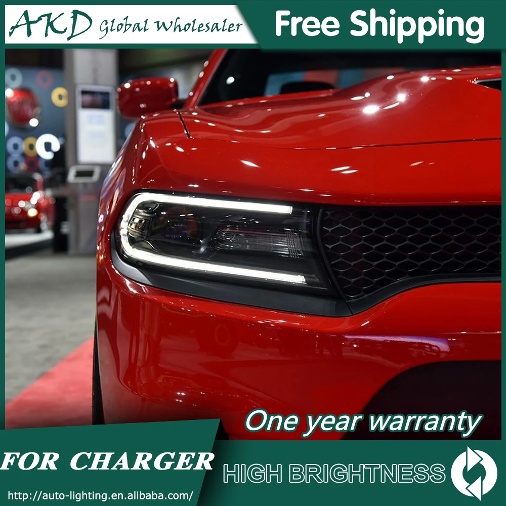 US $520.00 Headlights For Car Dodge Charger 20152019 DRL Daytime Running Lights Head Lamp LED Bi Xenon Bulb Fog Lights Car Accessories