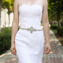 TRiXY S348 Свадебные ремни с кристаллами скидка реальное изображение удивительные Стразы блестящие дешевые свадебные пояса