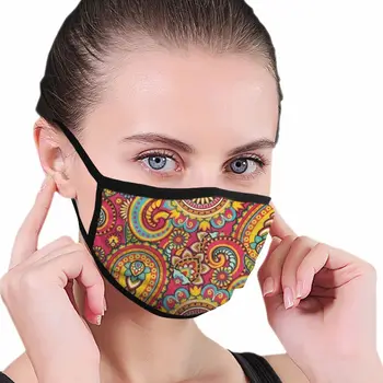 

Element Pattern Series print Black edge dust mask, suitable for outdoor sports activities, washable and reusable