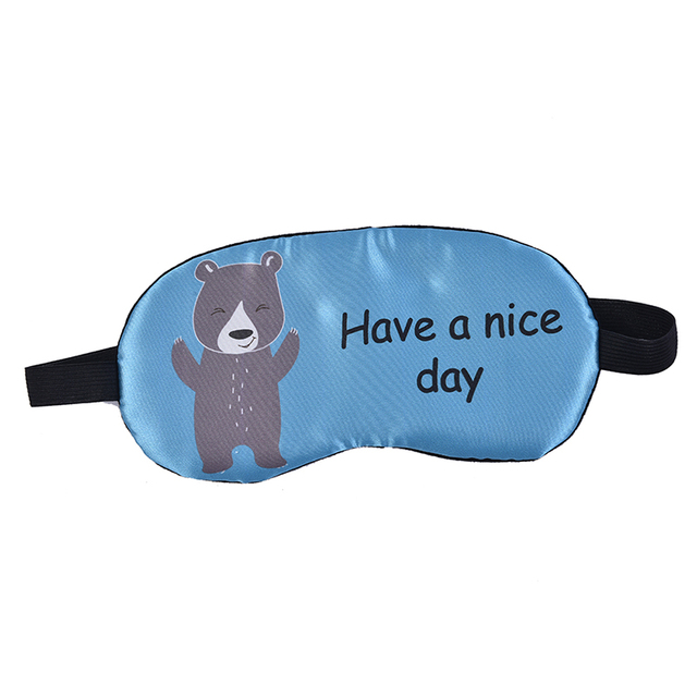 Cover Sleeping Mask Cotton Cartoon Cute Creative Funny Eyepatch Sleep Mask Travel Relax Eye Band Sleeping Aid Blindfold
