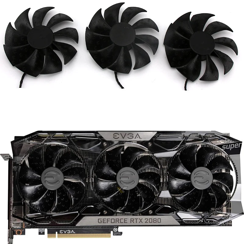 PLD09220S12HH DC12V 0.55A вентилятор охлаждения для ПК для EVGA RTX 2080TI FTW3 DT игровой видеокарты вентилятор охлаждения