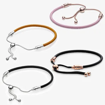 

Kakany New 2020 Original 1:1 High Quality Black Brown Adjustable Charm Bracelet Holiday Gift Fashion Women Fashion Jeweler