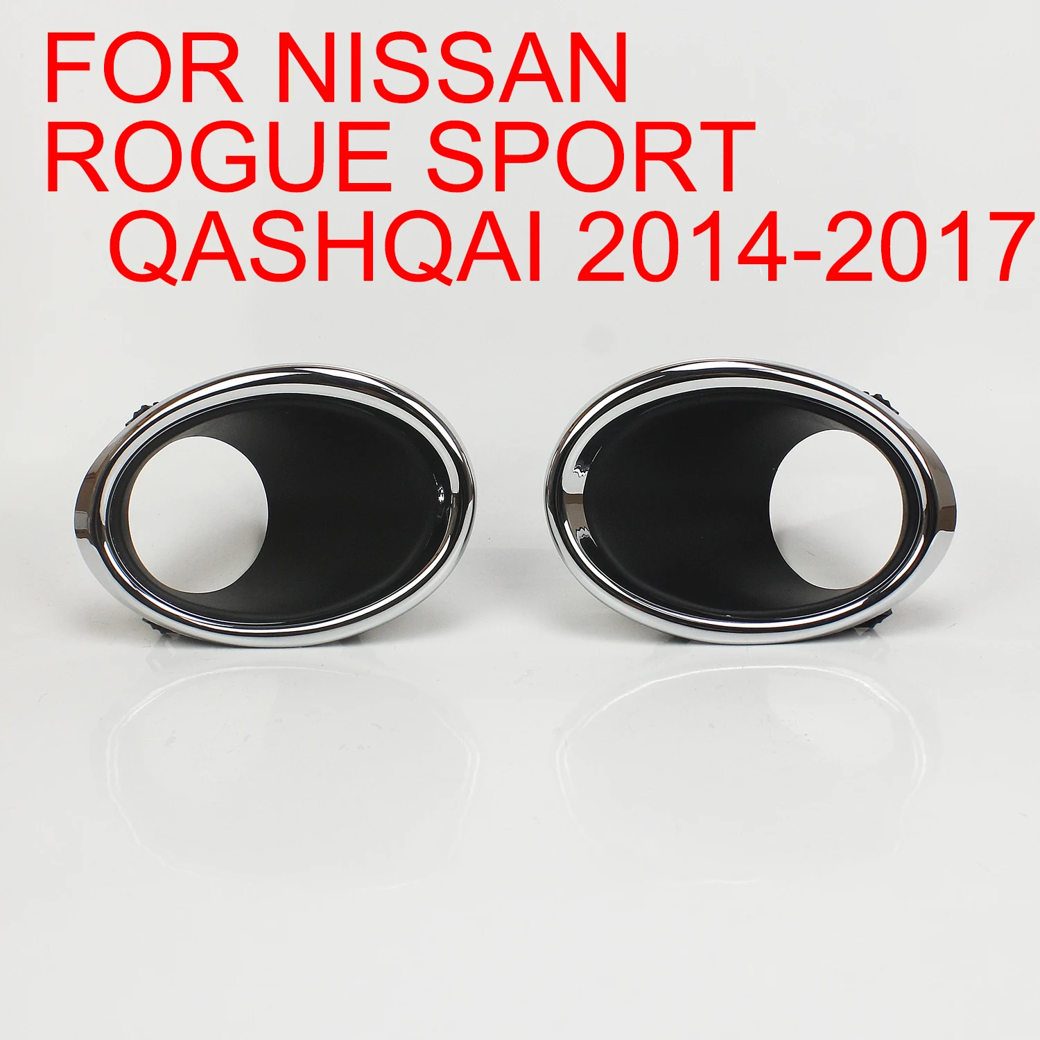 

Для Nissan Qashqai / Rogue Sport 2014-2017 бампер противотуманный фонарь рамка Обложка/1 пара водителя и пассажира