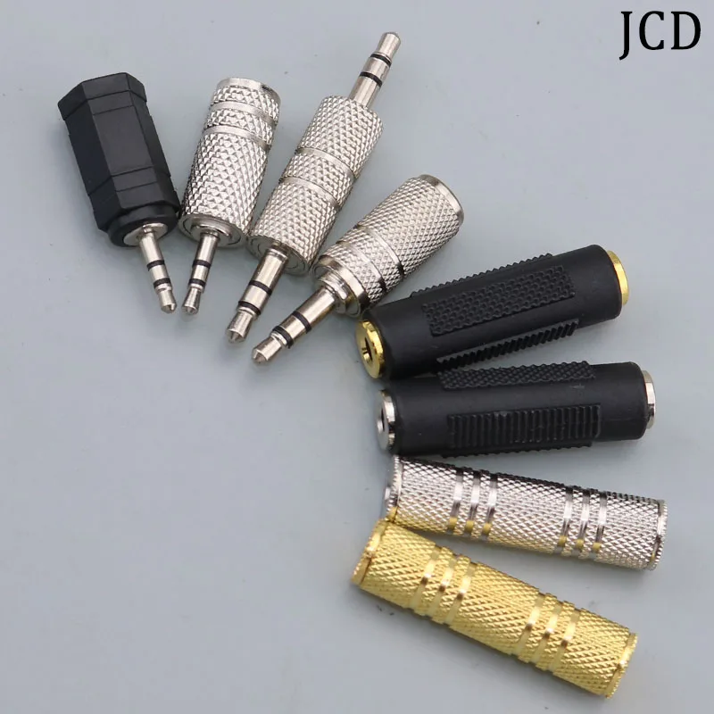 3.5mm Female To 2.5mm Male AUX Headphone Jack Adapter - Gold Plated Connector