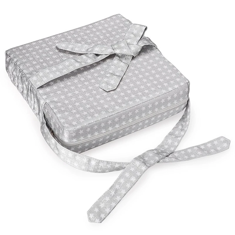 Children Increased Chair Pad Soft Baby Children Dining Cushion Adjustable Removable Chair Booster Cushion Pram Chair Pad