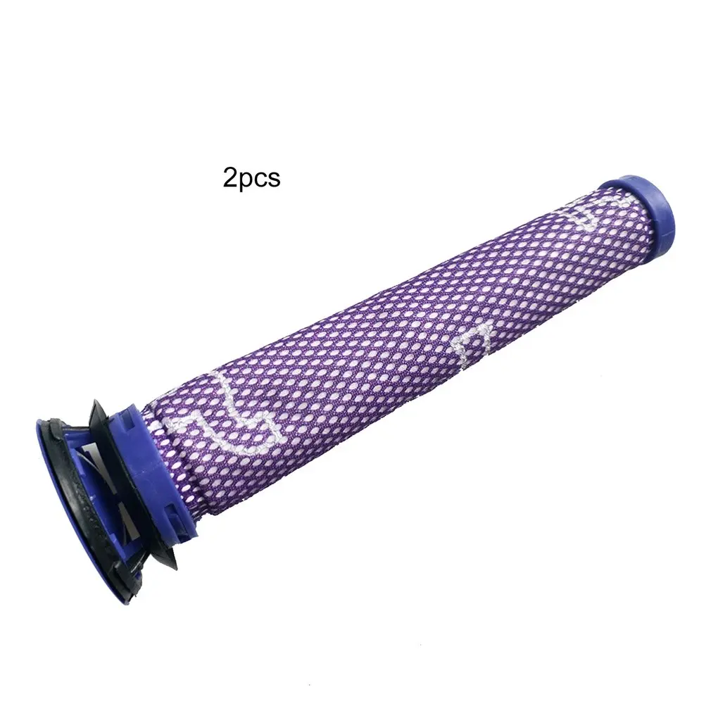 2 шт. предварительные фильтры подходит для Dyson DC58 DC59 DC61 DC62 DC74 V6 V7 V8. Сменные моющиеся наборы для пылесоса - Цвет: purple