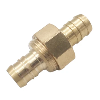 

5*Brass 5/8Garden Hose Mender End Repair Male Female Connector Clamps Rustproof