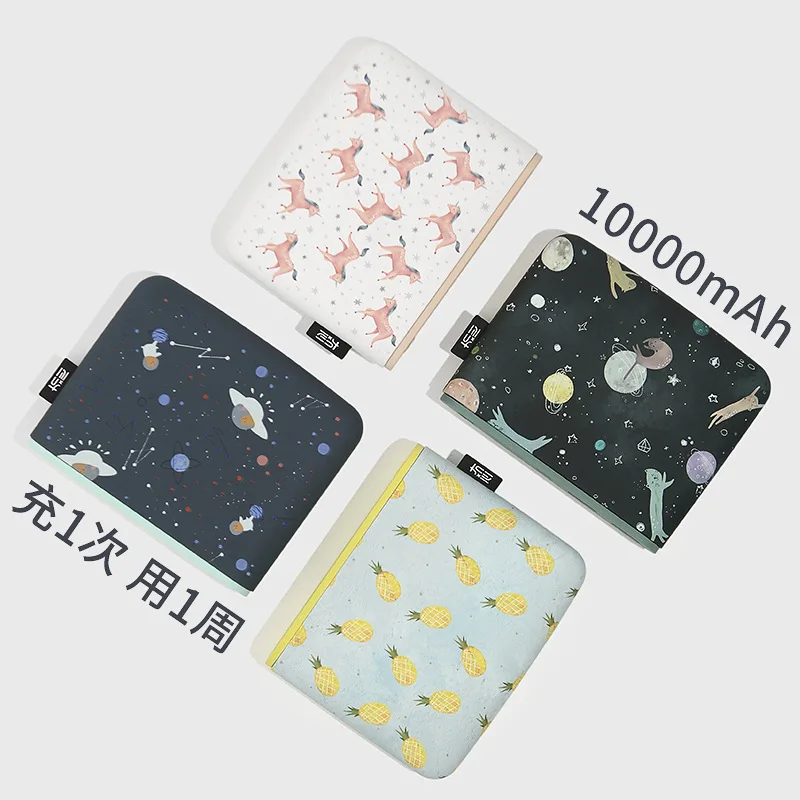 

Maoxin New Products Pocket Mobile Power Ultra-Thin Polymer Cute Portable Battery for Mobile Phones 10000 Miliamps Gift