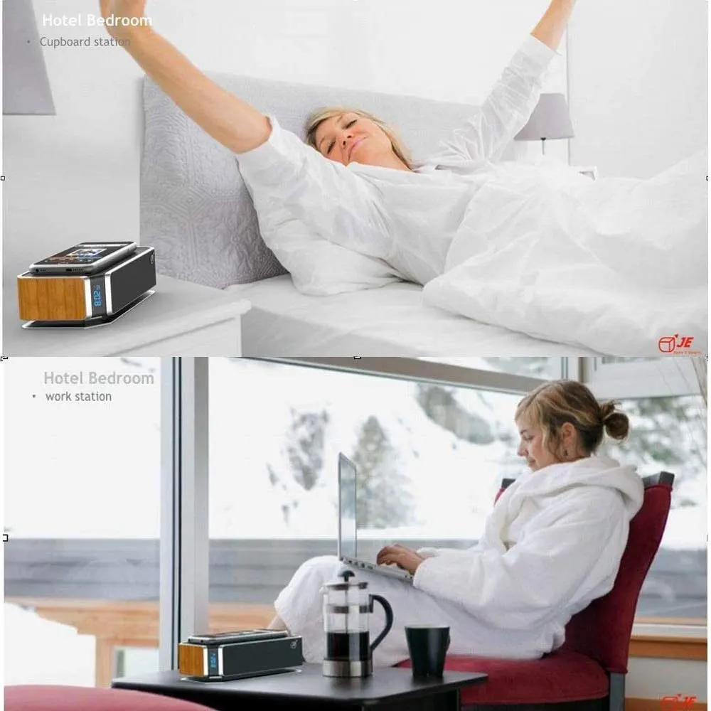 Wireless Bluetooth V5.0 Speaker with Alarm Clock