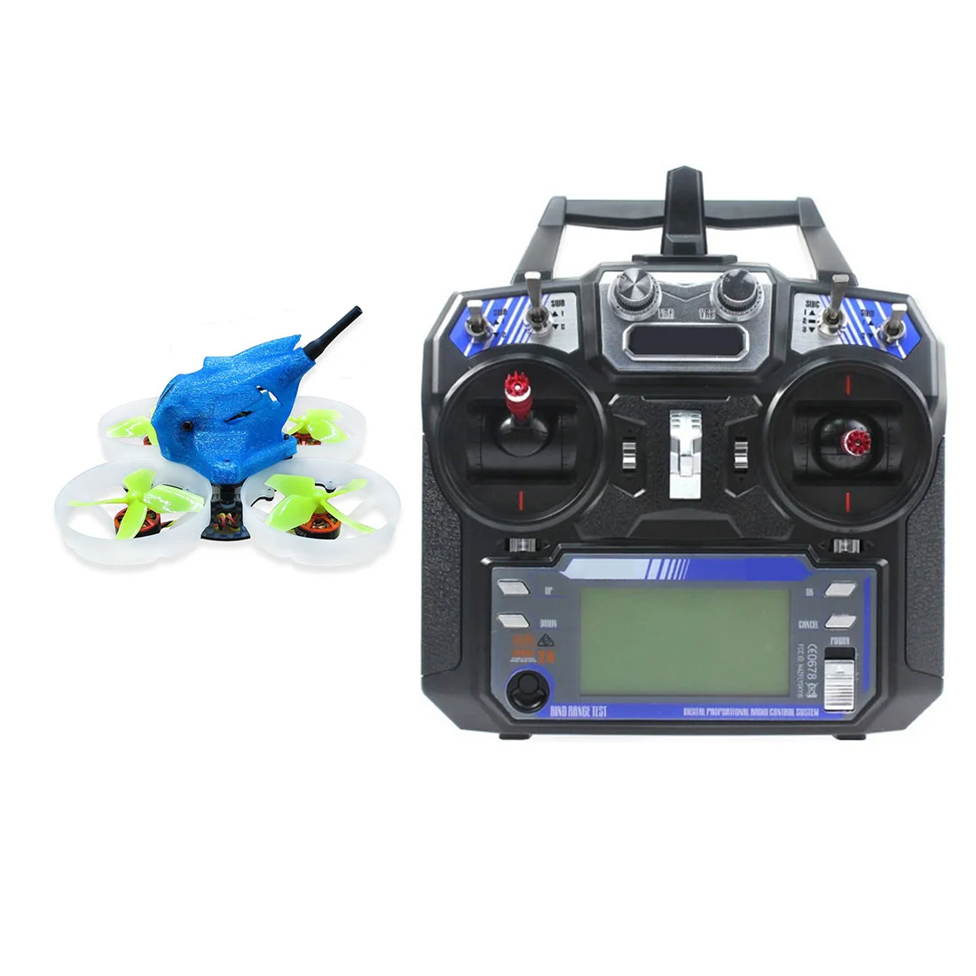 

FullSpeed NamelessRC Besthawk 75mm F4 OSD 2-3S BWhoop FPV Racing Drone RTF DVR Version with FS-I6 Remote Controller