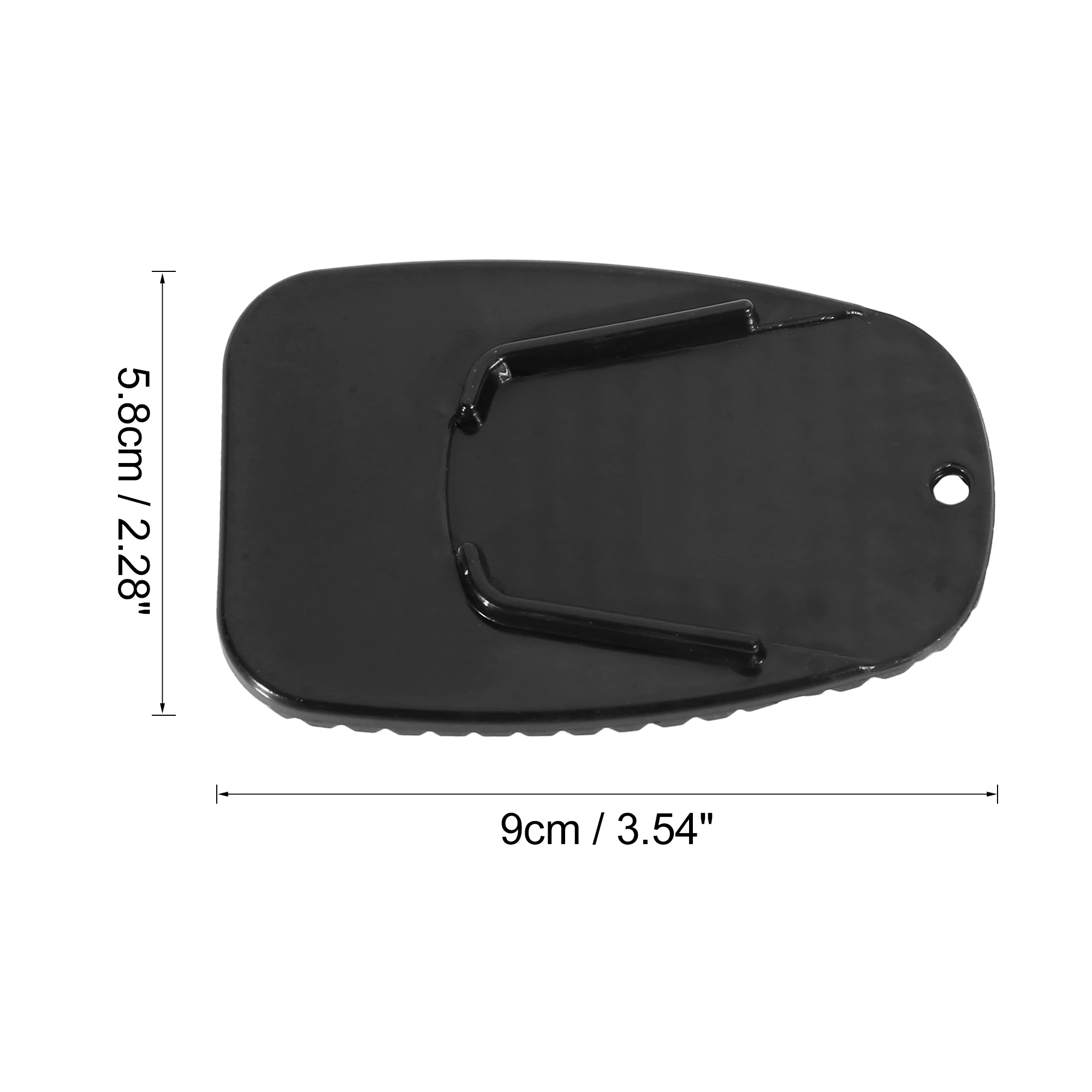 Motoforti Universal Motorcycle Kickstand Side Kick Pad Support Plate Pad Parking Stand Side Stand Extension