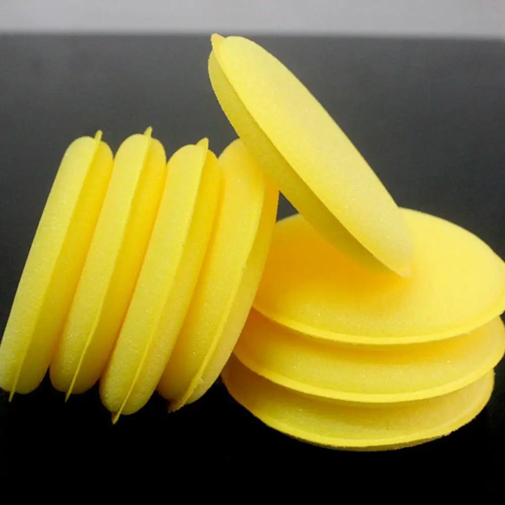 Car Special Waxing Round Sponge Crimping Small Sponge Polishing Sponge Car Wash Sponge