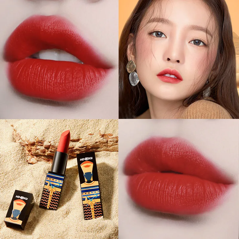

Womens Make Up Kit Including Mushroom Puff Sponge Liquid Foundation Finishing Setting Powder Eyeliner Mascara Lipstick Q
