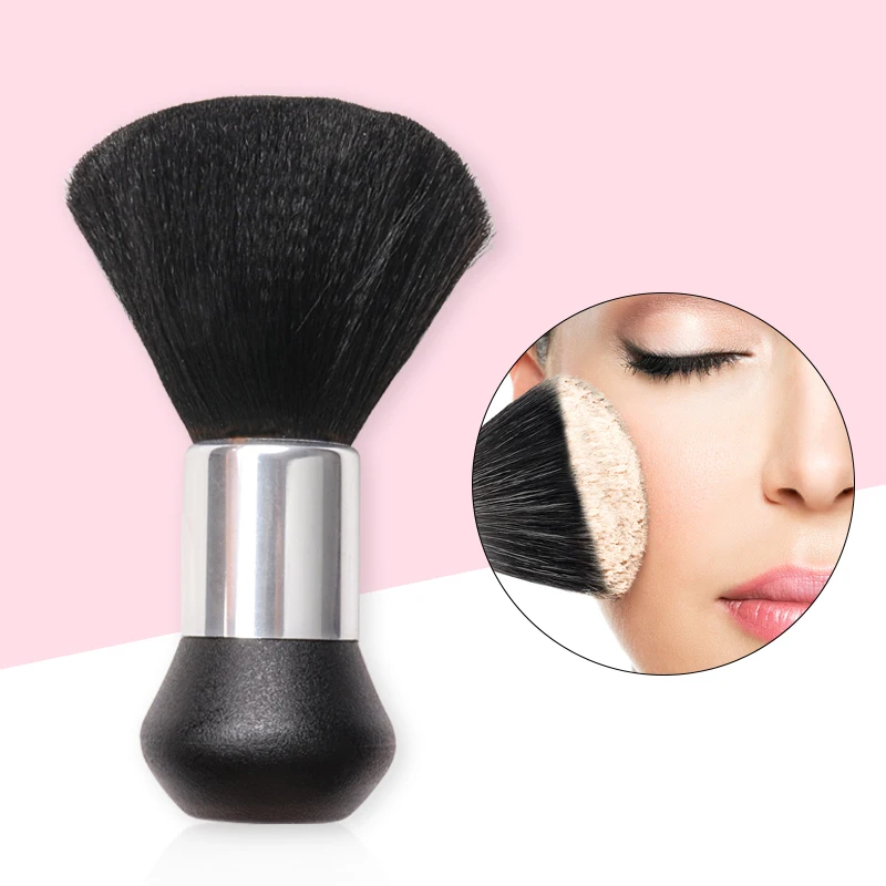 

Soft Neck Face Duster Beard Brushes Black Hair Cleaning Hairbrush Salon Cutting Hairdressing Styling Tools Barber Accessories