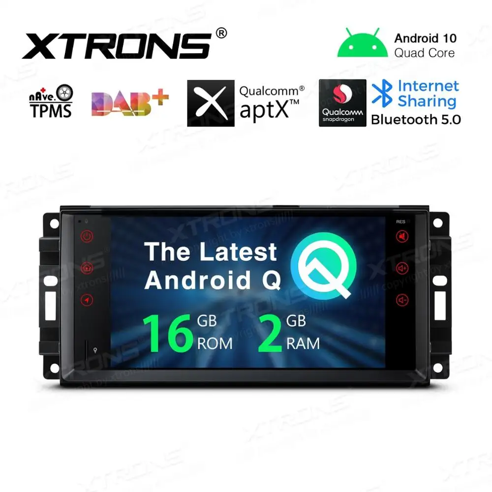 7 &quotAndroid 10 0 OS автомобильный Мультимедиа GPS радио для Dodge Avenger 2008 2010 и путешествия 2009