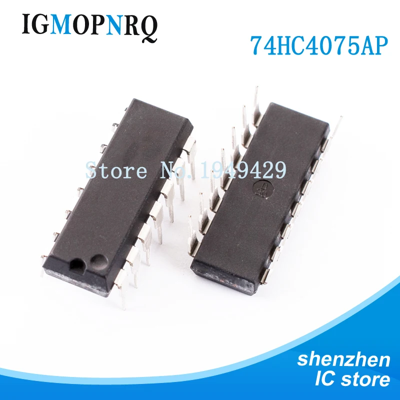 Бесплатная Доставка 10 шт./лот 74HC4075AP 74HC4075 TOS DIP14 новый оригинальный