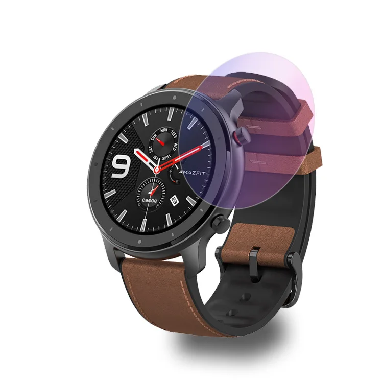 2 шт 2.5D 9H взрывозащищенное Закаленное стекло для Xiaomi Huami Amazfit Watch GTR verge 3 Smart Watch защита экрана