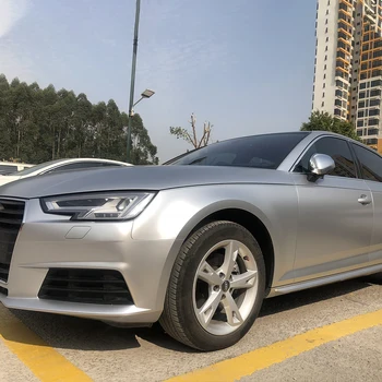 

SUNICE glossy silver car stickers film auto accessories exterior films vinyl body wrap pegatina coche self-adhensive protectors