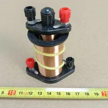 

Demonstration of original secondary coil physical electromagnetic experiment equipment