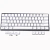 OEM White Thick PBT Keycaps ANSI ISO Layout Top Side Print Blank for Cherry MX Switches of Mechanical Keyboards ► Photo 2/3