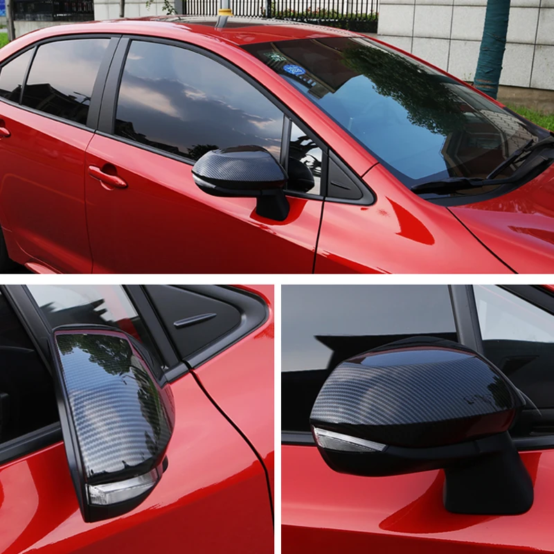 Стайлинг автомобиля крышка зеркала заднего вида для боковой двери обшивка 2 шт.