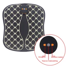 Обезболивающий кровообращение для пожилых людей, Электрический EMS, домашний Регулируемый расслабляющий Массажный коврик для ступней, стимулятор мышц, портативная боль, подарок