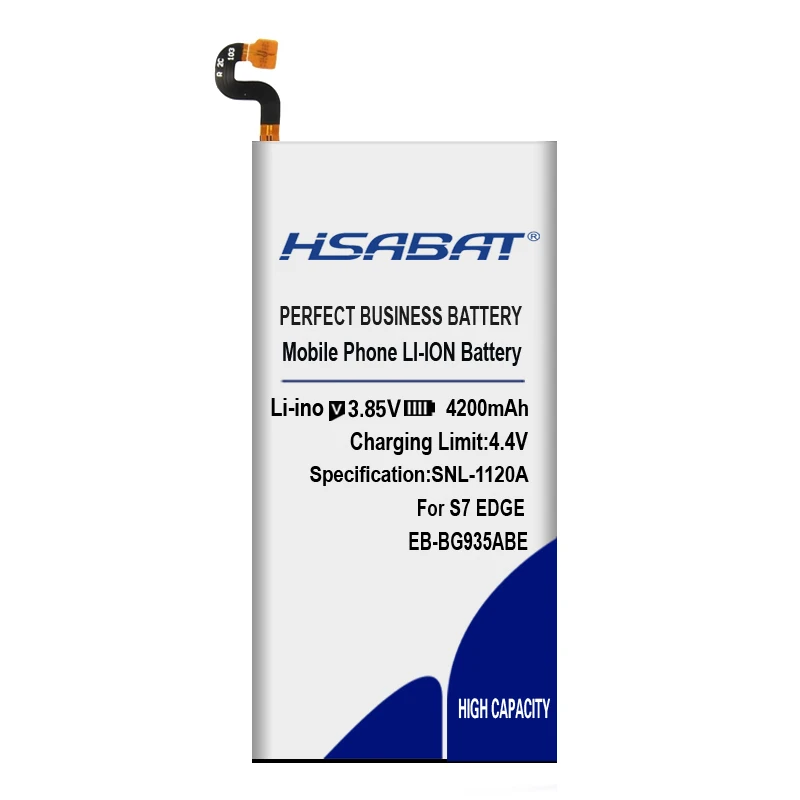HSABAT 4200mAh EB-BG935ABE Battery for Samsung GALAXY S7 Edge G935F G935 G935FD G935W8 SM-G935F G9350