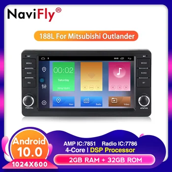 

NaviFly IPS DSP Android 10 Car DVD Multimedia Player For Mitsubishi Outlander Car Radio Player Support WIFI BT GPS Navigation