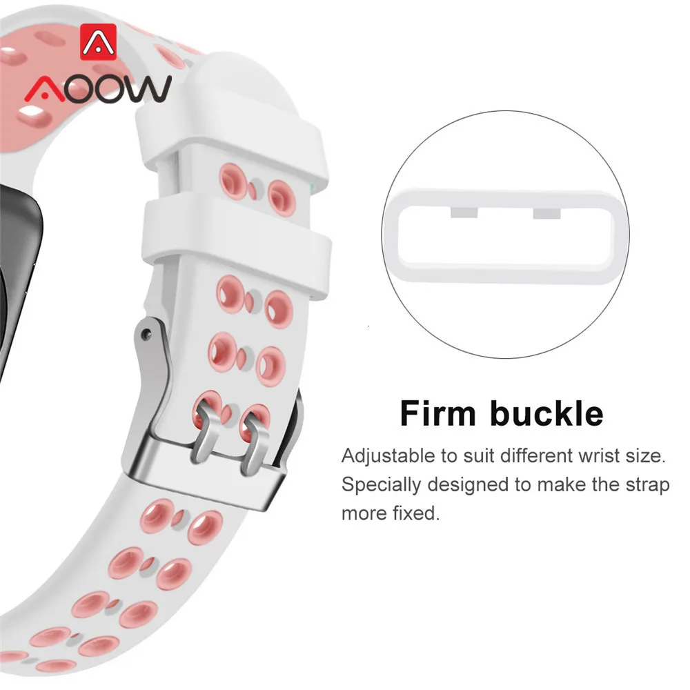 Силиконовый спортивный ремешок для часов Apple Watch 4 40 мм 44 мм 38 мм 42 мм с пряжкой дышащий браслет с отверстиями ремешок для iwatch 1 2 3
