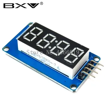 

TM1637 LED Display Module For Arduino 7 Segment 4 Bits 0.36 Inch Clock RED Anode Digital Tube Four Serial Driver Board Pack