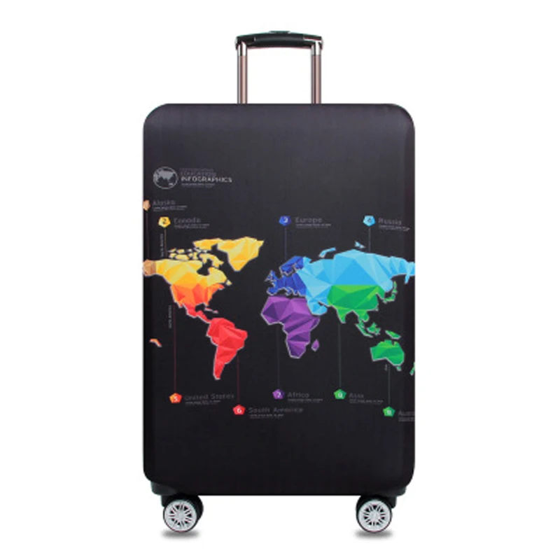 Дорожный эластичный Чехол для багажа, защитный чехол для 18-32 дюймов, Чехол для багажа, защитный чехол XT903 - Цвет: Suitcase Cover G