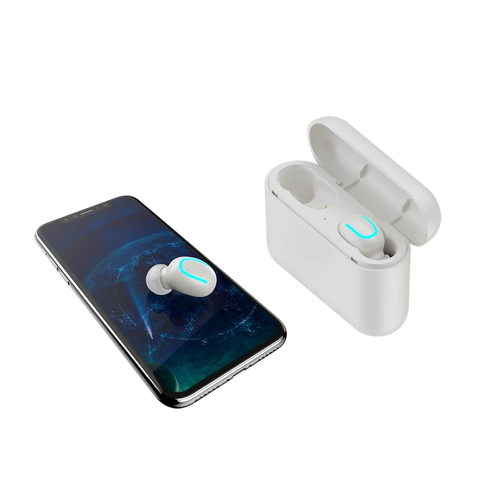 Крошечные TWS беспроводные наушники Bluetooth 5,0 наушники Handfree беспроводной музыкальный приемник наушники черный белый автомобильный комплект
