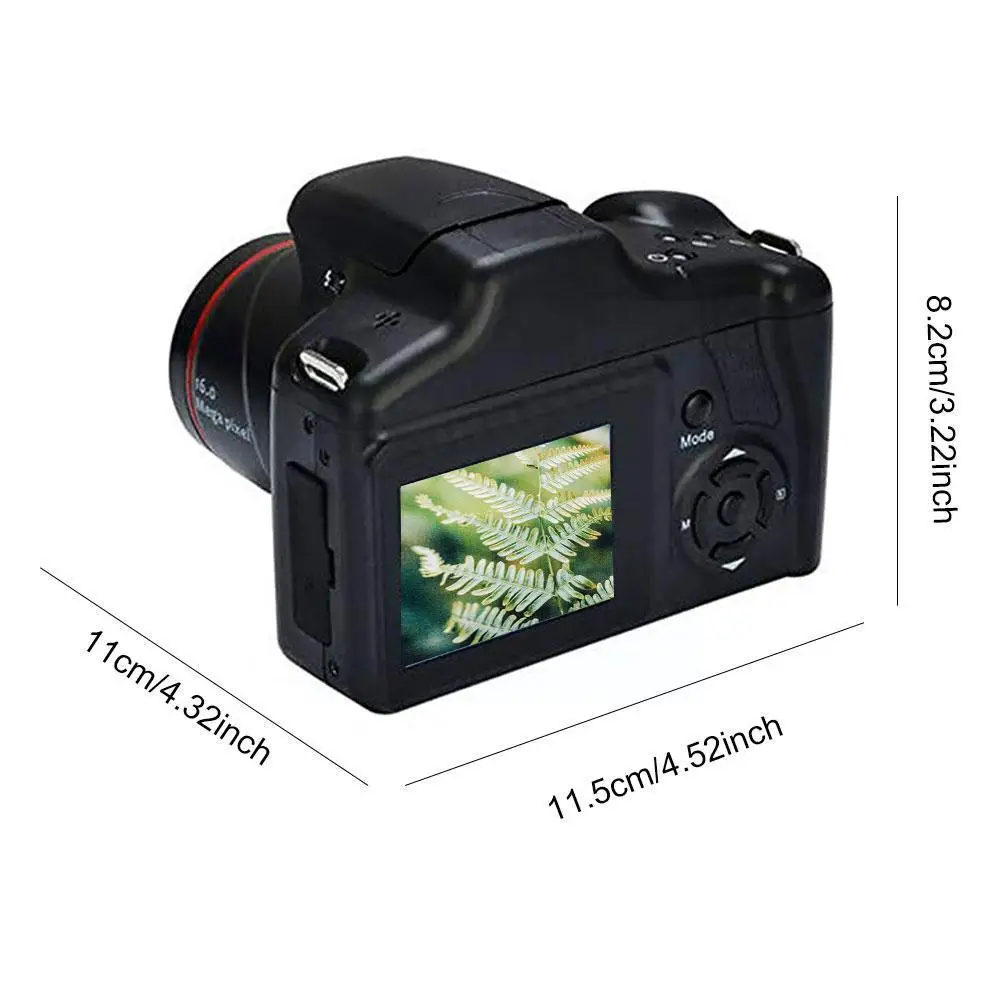 SLR 휴대용 손떨림 방지 Vlogging TFT 디지털 카메라, 1080P 비디오 LCD 줌 카메라, 16X 울트라 HD 스크린 R9T5, 2.4 인치 카메라, 신제품