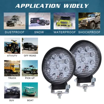 

2PCS 90-160W 9000-16000LM LED Light Bar Flood Light Pod Off Road Fog Driving Roof Bar Bumper for Jeep SUV Truck Hunters