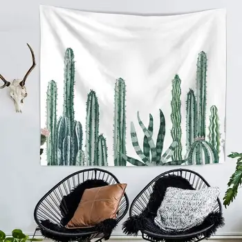 

2020 Desert Cactus Tapestry Hot Cool Cactus Wall Blanket Comfortable/beautiful Multi-function Tapestry Wall Hanging Beach Towel