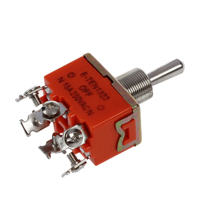 6-клеммы вкл/выкл/на DPDT тумблер переменного тока 250V 15A