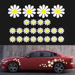 48 шт цветок ромашки персонализированные Автомобильные наклейки ПВХ практичный красивый Авто стиль декоративные наклейки